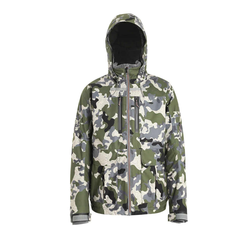 Boreal Aerolite Jacket · Green Geometric in Green geometric camouflage